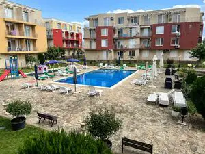 Pool view 1-Bedroom apartment in Sunny Day 5, Sunny Beach