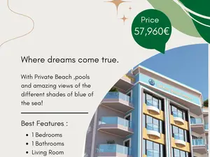 One Bedroom with Private Beach and Sea view for Sale 