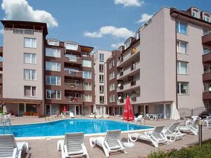 Pool view 1-bedroom apartment Stella Polaris, Sunny Beach