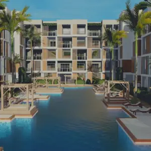  Flat AREA 67Sqm in Modern luxury resort located at hurghada