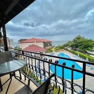 Pool and Sea view 1-Bedroom apartment Ravda Holiday Village